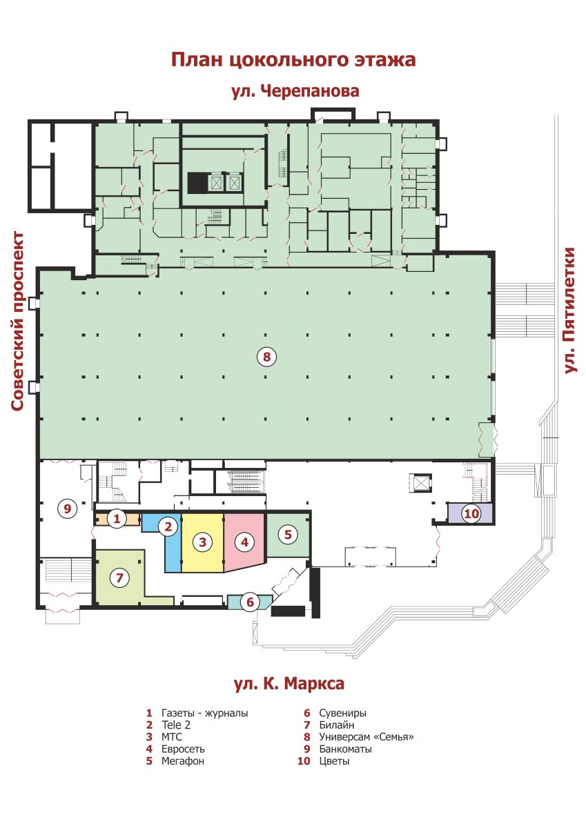 План цума москва по этажам с магазинами